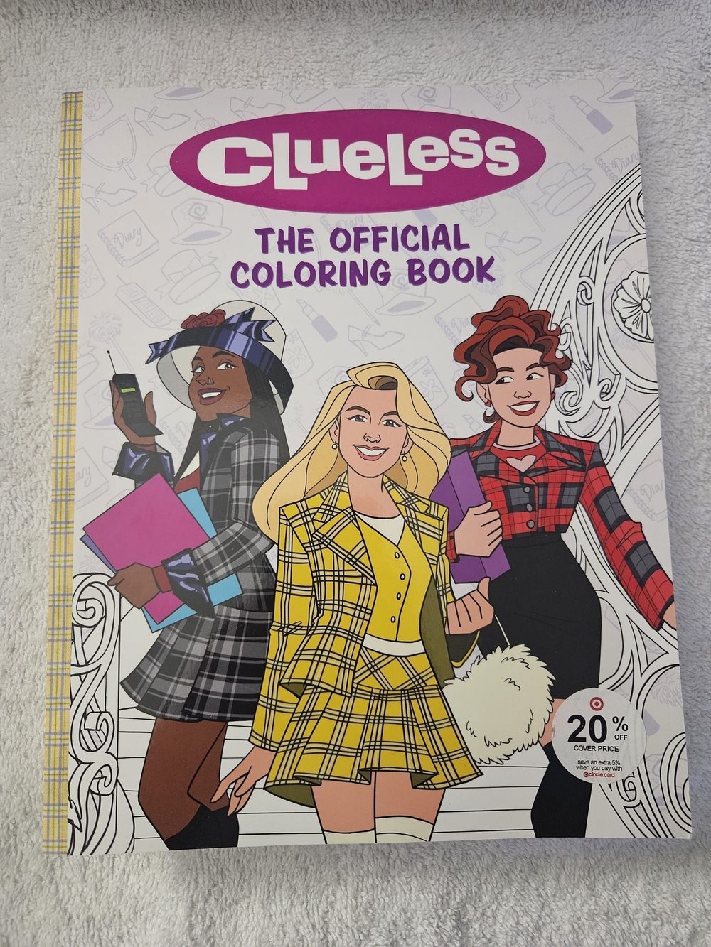 Clueless Movie Official Coloring Book NEW 90s Fashion Cher Dionne Tai Scholastic